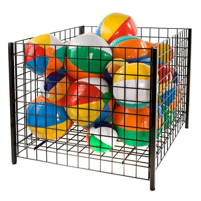 Premium Wire Merchandising Dump Bin- Black