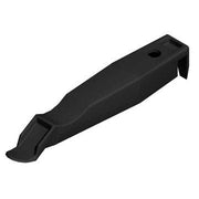 This label holder tool is ideal for inserting tags into price channels and also features a push pin remover to pry push pins out of pegboard or shelf perforations.