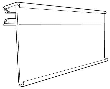 Price Tag-Price Label Holders for Wood Shelves-25 pieces