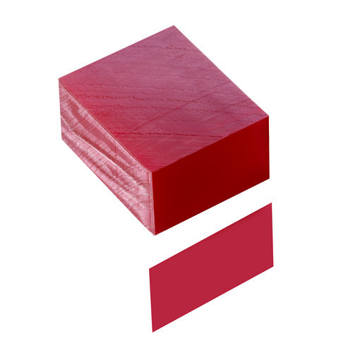 Protective Pricing Cover Red Tinted -2.5"L x 1.25"H -1000 pieces