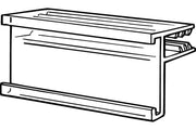 Price Tag-Price Label Holders for Glass Shelves
