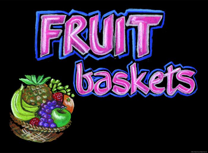 Produce Signs-Chalk Board Style