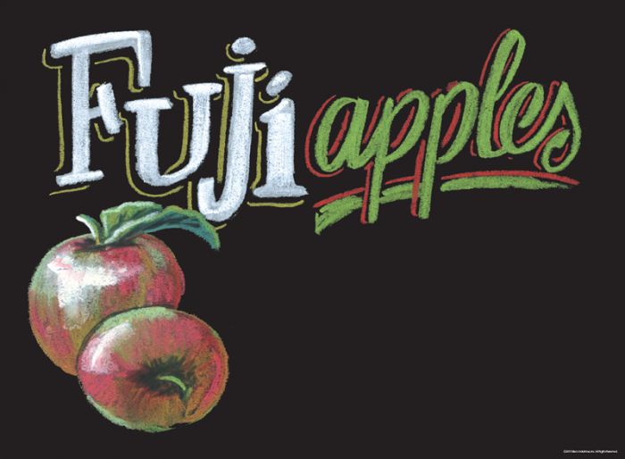 Apple Signs-Chalk Board Style