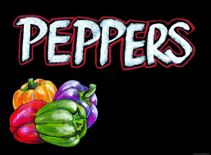 Produce Signs-Chalk Board Style