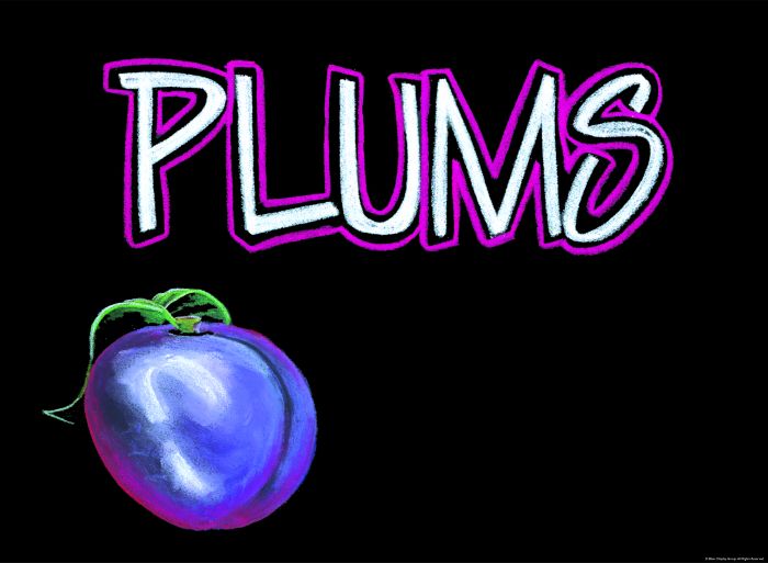 Produce Signs-Chalk Board Style