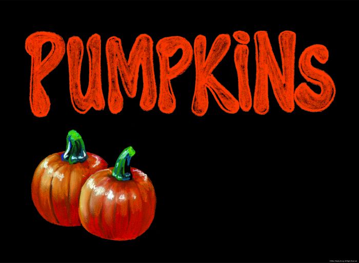 Produce Signs-Chalk Board Style