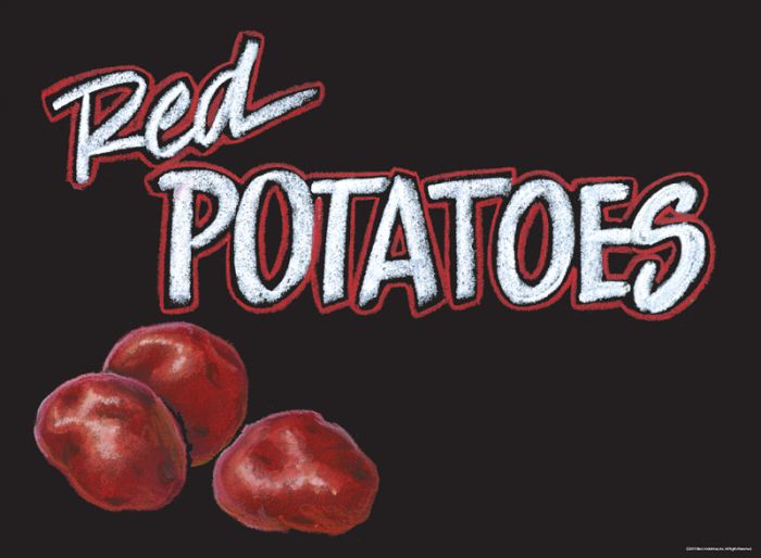 Produce Signs-Chalk Board Style