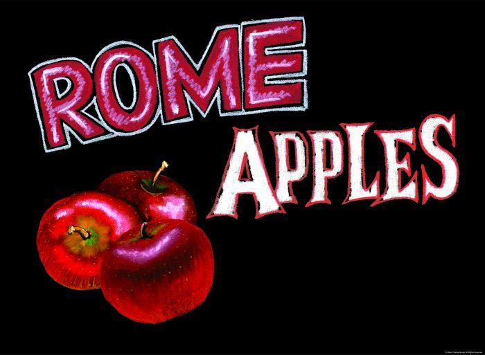 Apple Signs-Chalk Board Style