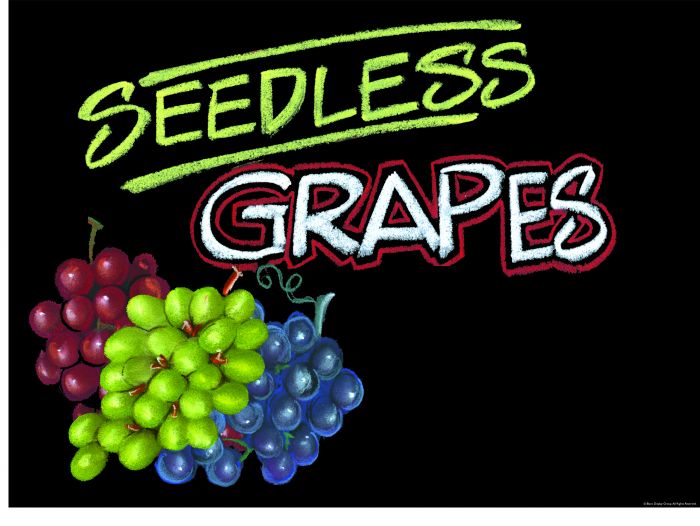 Produce Signs-Chalk Board Style