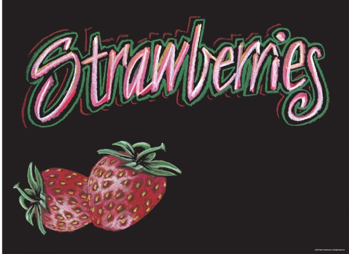 Produce Signs-Chalk Board Style