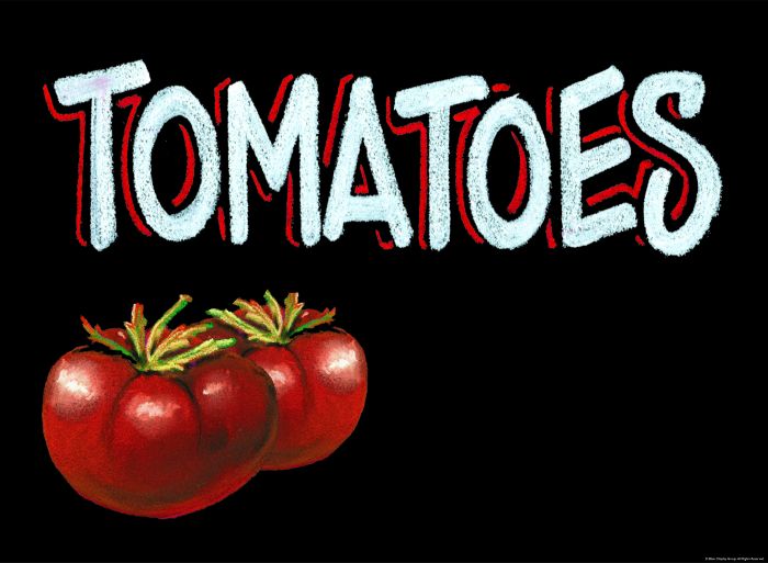 Produce Signs-Chalk Board Style