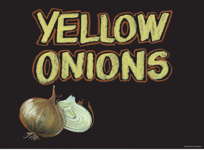 Produce Signs-Chalk Board Style