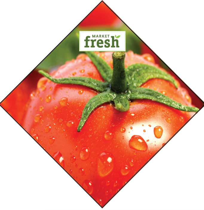 Produce Ceiling Danglers- Tomato custom printed