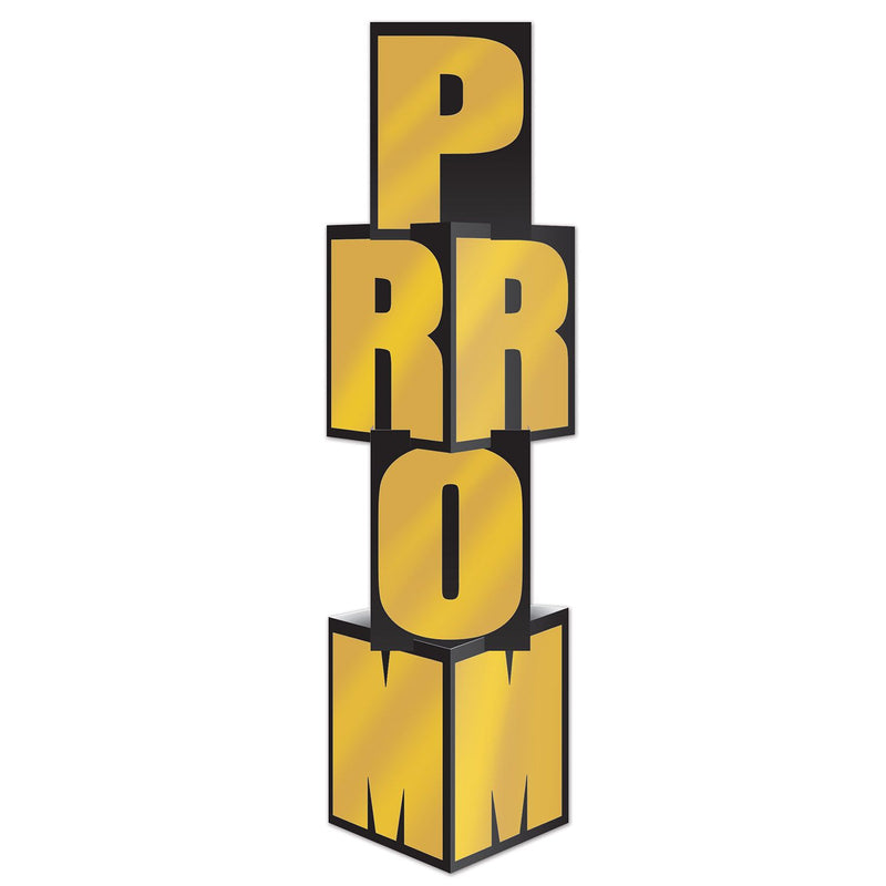 School Prom Column Photo Prop-Gold