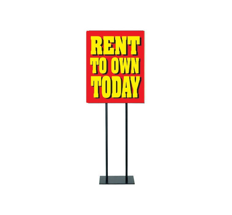 Rent to Own Today Standard Sale Event Poster-22 x 28