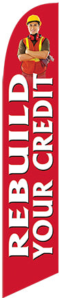 Rebuild Your Credit Feather Flags