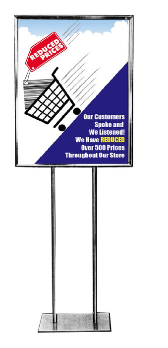 Reduce Prices Floor Stand Sign