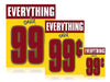 Retail Promotional 99 cents Sale Sign kit