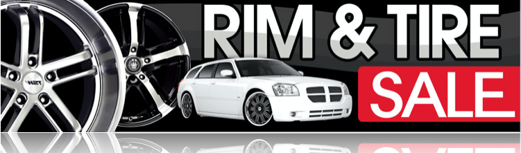 Rim & Tire Sale Banner