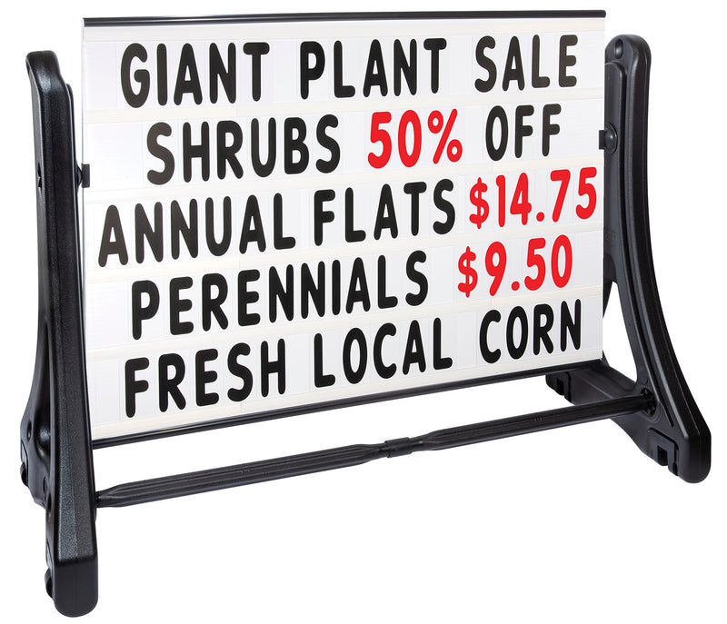 Roadside Swinger Sign Kit- Changeable Message Board