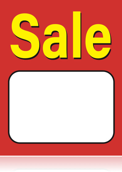Sale Shelf Signs-Price Cards- 50 pieces