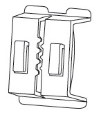 Sign Holders- Double Duty Shelf Price Channel Clips-50 pieces - screengemsinc