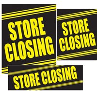Store Closing Big Format Sign Kit- 36pieces