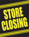 Store Closing Window Signs Poster
