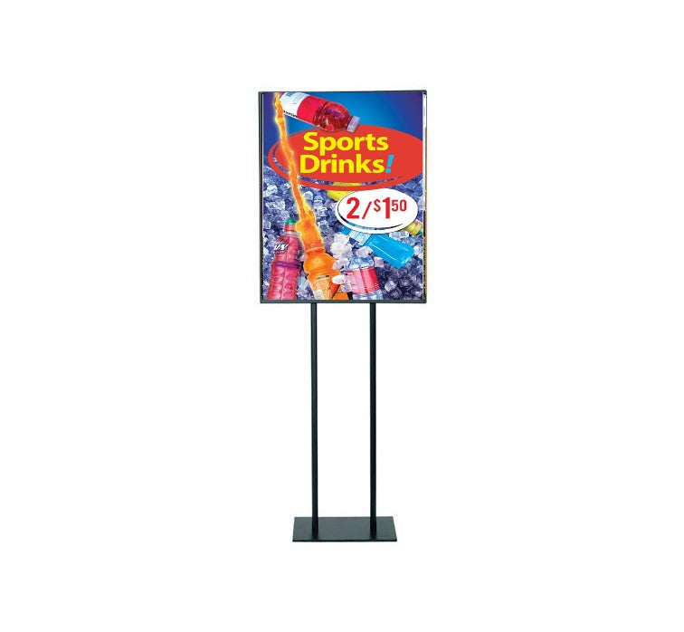 Sport Drinks Floor Stand Stanchion Signs-22" W x 28" H
