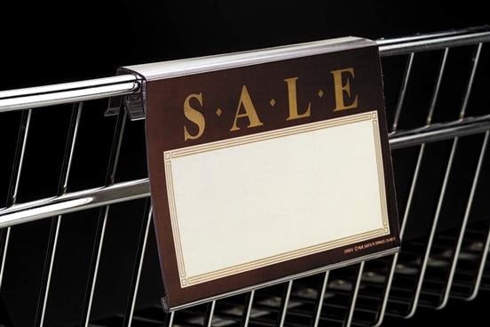 Sign Holder for Wire Fixtures -5 pieces