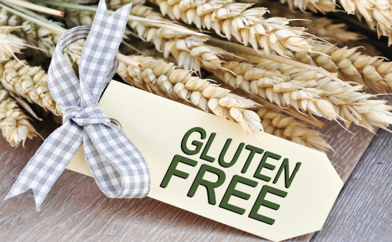 Large Spiral Sign Board Header Gluten Free Insert-6"