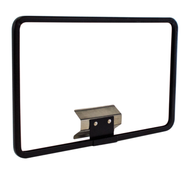 Black Metal Sign Frames-Price Channel Mount-25 pieces — screengemsinc