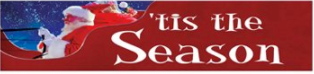 Spiral Small Sign Board Header Tis The Season Insert