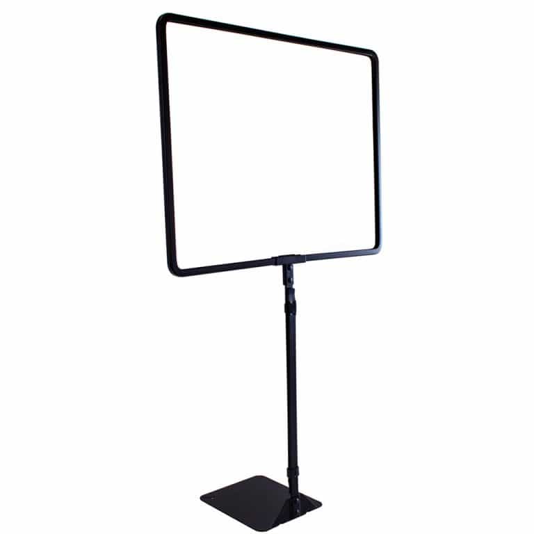 Black Metal Adjustable Shovel Base Sign Frames -11" W x 7"H -25 pieces