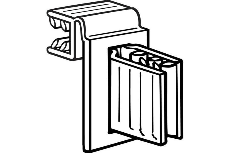 Sign Holders for Glass Fixtures