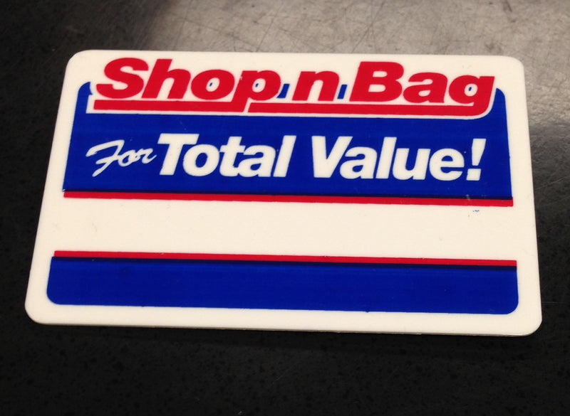 Shop n Bag Employee Name Badges -25 pieces