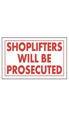 Retail Store Policy Signs-11" W x 7" H- 5 pieces