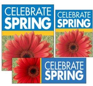 Mini Spring Sale Retail Sign Kit-75 pieces