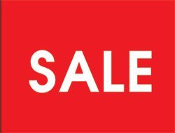 Sale Shelf Signs Price Cards- 11" X 7"- 10 pieces