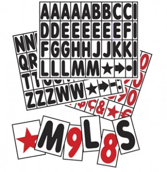 Sidewalk Sign 4" Replacement Letter Kit - screengemsinc