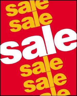 Sale Poster Floor Stand Sign 22 x 28