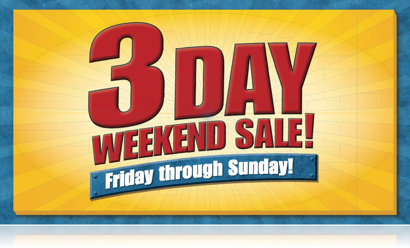 Weekend Sale Shelf Sign Price Cards- 10 signs