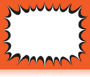 Orange Starburst Shelf Signs Price Cards