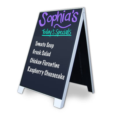 Chalkboard A-Frame Sign menu board