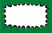 Green  Starburst Shelf Signs Price Cards