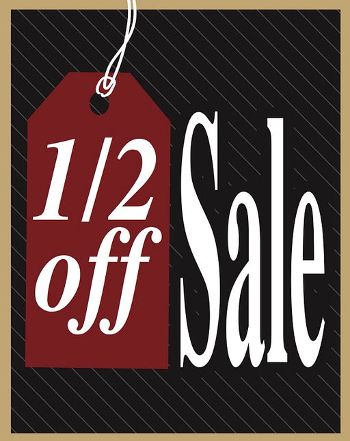 1/2 Off Sale Tags Price Tags 