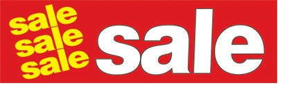 Sale Sale Sale Vinyl Banner