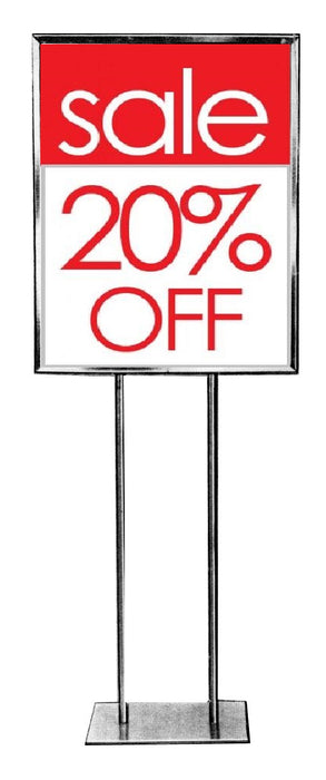 Sale 20% Off Floor Stand Stanchion Sign-Poster