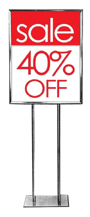 Sale 40% Off Floor Stand Stanchion Sign-Poster