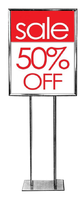 Sale 50% Off Floor Stand Stanchion Sign-Poster